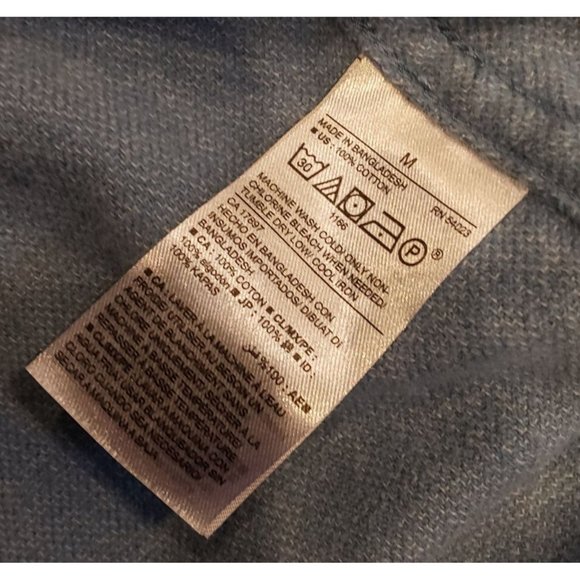 Old Navy Men's Super Soft Cotton Flannel Light Blue Slim Fit Shirt. Size Medium - Picture 6 of 11